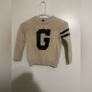 GAP Cream Knit Toddler Sweater